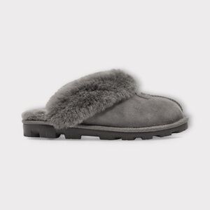 Womens UGG Coquette Slipper - Grey Suede. 5125